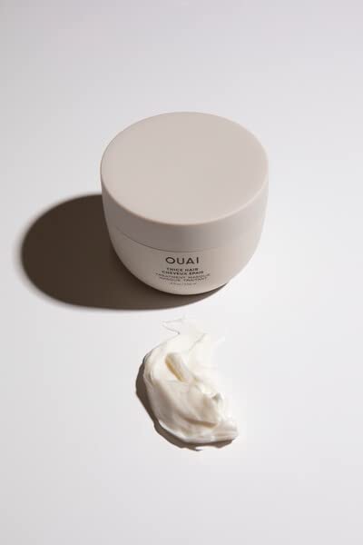 OUAI Treatment Masque. Repair and Restore Hair with the Deeply Moisturizing Hair Masque. Leave Hair Feeling Soft, Smooth and Strong. Free from Parabens and Phthalates (8 fl oz) (NEW - THICK)