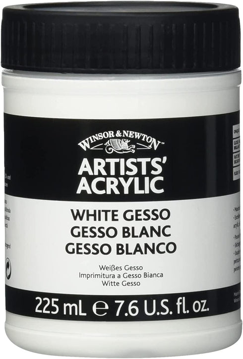 Winsor & Newton - 3040920 Professional Acrylic Medium White Gesso, 225ml