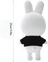 Cute Anime Plush,9.8in Plush Toys,Creative Soft Stuffed Cartoon Plush Toy Gift Toys for Kids Fans(Leebit)