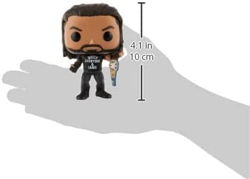 Funko POP WWE: Roman Reigns with Title, Wreck Everyone and Leave, Amazon Exclusive Vinyl Figure, Multicolor, (57309)