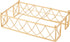 Boston International - BID176 Boston International Arch Design Guest Towel Napkin Holder Caddy, 9 x 5.25-Inches, Matte Gold