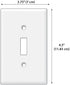 WIRESTER Single Gang Toggle Light Switch Plate/Wall Plate Cover - Pink Purple Butterfly