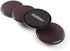 Super Sliders 3 1/2" Round Reusable Furniture Sliders for Carpet - Effortless Moving and Surface Protection, Brown (4 Pack)