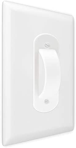 12 Pieces Wall Switch Guards Plate Covers Safety Security Home Decor Keeps Light Switch ON or Off Protects Prevent Accidental Device Turn On or Off (White)