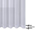 WPM WORLD PRODUCTS MART White Window Sheer Treatment Panels Beautiful Rod Pocket Voile Elegance Curtains Drapes for Living Room, Bedroom, Kitchen Fully Stitched, Set of 2 (White, 63" Inch Long)