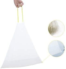 13 Gallon Trash Bags 16 Gallon Tall Kitchen Drawstring Garbage Bags 25.6" x 33.5"15 Gallon White Ultra Strong Trash Can Liners 12-16 Gallon Plastic Wastebasket Bags (12-16GAL 75Count)