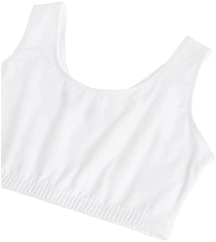 Fruit of the Loom Women's Tank Style Sports Bra - 3 Pack 9012 44 White/Black/Grey