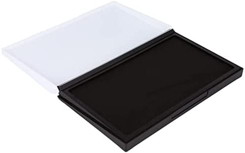 ExcelMark Rubber Stamp Ink Pad Extra Large 4-1/4" by 7-1/4” (Black)