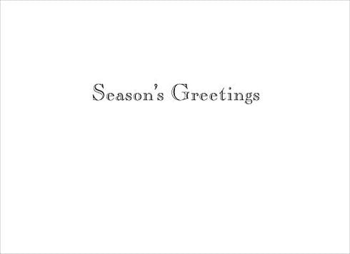Psaris Productions Polar Bear and Little Girl Christmas Cards Boxed With Envelopes Set of 12 Holiday Cards and 12 Envelopes. Made in USA.