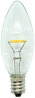Celestial Lights Six LED Window Candle Replacement Bulbs for Plug-in Window Candles - Works with All Sensor, Timer, or Switch Models