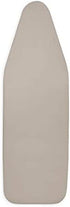 Encasa Homes Replacement Ironing Board Cover with Extra Thick Pad, Plain Colors, Elasticated, (Fits Standard Wide Boards of 18 x 49 inch) Heat Reflective, Scorch Resistant, Heavy Duty - Beige