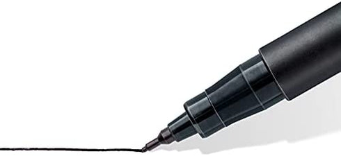 Staedtler Lumocolor Permanent Marker Pen, 0.4mm, Refillable, Black 313-9