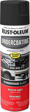 Rust-Oleum 248657 Rubberized Undercoating Spray, 15 oz, Black