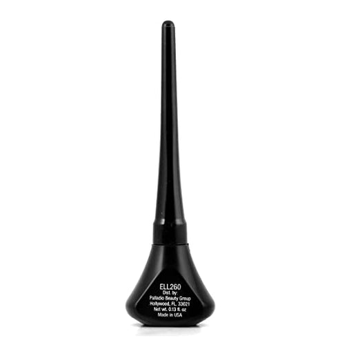 Palladio Liquid Eyeliner, Highly Pigmented and Waterproof Eyeliner, For Intense Eye Definition, Smear-proof Eyeliner Liquid, Includes Easy Grip Wand and Felt Tip Eyeliner Applicator, Black