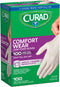 Curad CUR4125R Latex Exam Gloves, One Size Fits Most (Pack of 100)