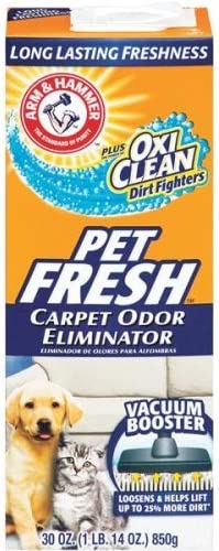 Arm & Hammer Carpet Pet Fresh Odor Eliminator 30 Oz, Pack of 3