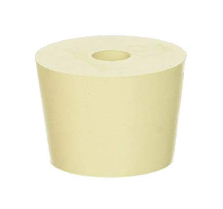 Hobby Homebrew 12 Pack #7 DRILLED Rubber STOPPERS Tapered Bung for Corking Home Brewing Glass Carboys (4620)