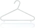 HANGERWORLD 18 Pack 11.8inch White Plastic Kids Hanger - Sized for Baby, Toddler and Children