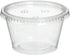 Reditainer Plastic Disposable Portion Cups Souffle Cup with Lids, 4-Ounce, 100-Pack