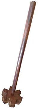 Garden of Arts Stylish Wooden Handicrafted Whisk Beater, Mathani, Ravi, Ravai Churner