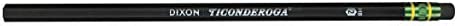 Ticonderoga Pencils, Wood-Cased, Graphite #2 HB Soft, Black, 24-Pack (13926)
