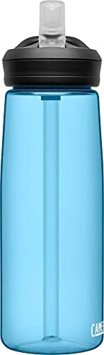 CamelBak eddy+ BPA Free Water Bottle, 25 oz, True Blue, .75L