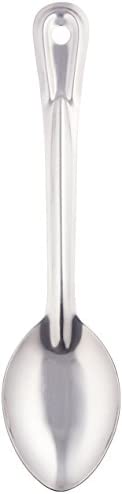 Winco Solid Stainless Steel Basting Spoon, 11-Inch