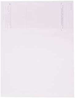 Endoc Computer Check Paper - 50 Pack - Blank Stock Check on Top and Stub on Bottom - Security Features & Laser Printer Compatible for Home and Business – Blue Diamond