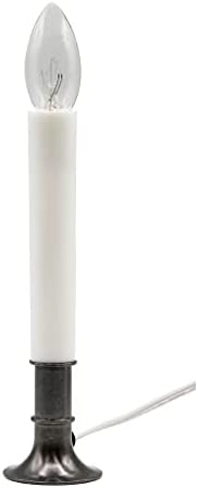 Creative Hobbies® Replacement Light Bulbs for Electric Candle Lamps, Window Candles, & Chandeliers - 7 Watt Candelabra (E12), Clear, Steady Burning, 120v 7w Bulb - Pack of 12