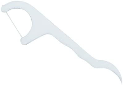 DentAdvance Mint Dental Floss Picks - Premium Angled, Easy Reach Back Teeth | Tooth Flossers | Mint Flavor, Waxed, 30 ct, w/ Travel Case