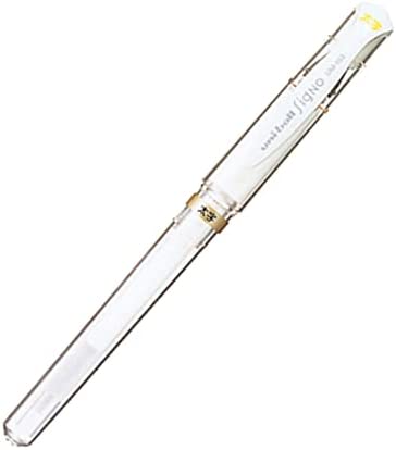 Uni-Ball Signo UM-153 Broad Point Gel Impact Pen, 1.0mm, White/Gold/Silver, 3 pens each/Total 9 pens (Japan Import)