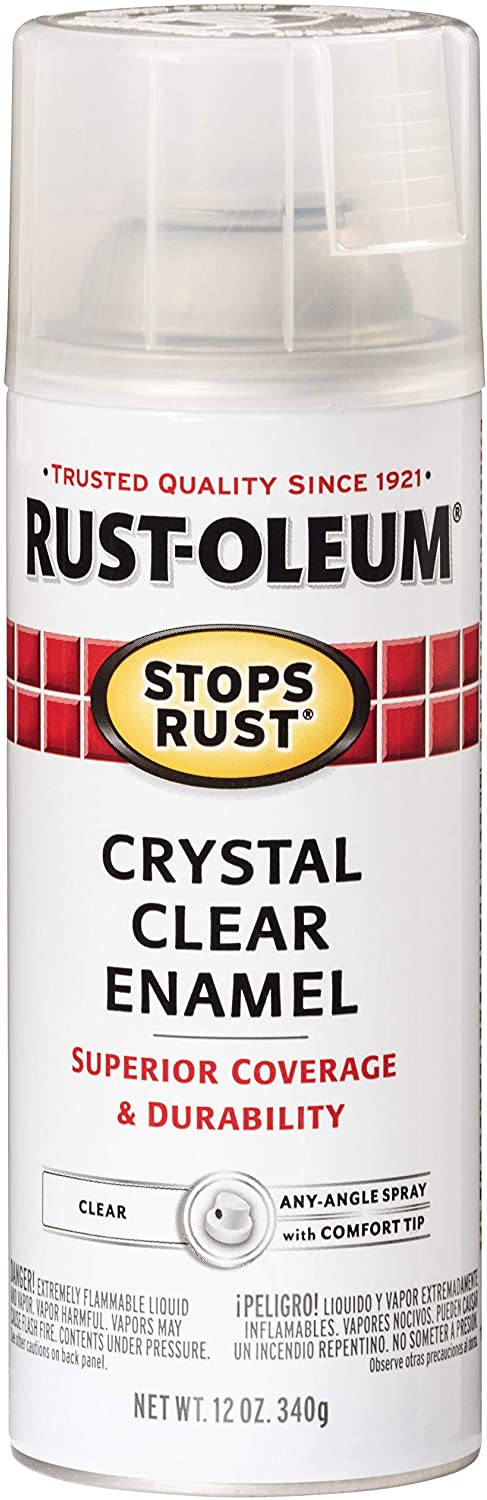 Rust-Oleum 7701830 Stops Rust Spray Paint, 12-Ounce, Gloss Crystal Clear