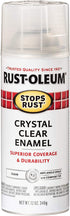 Rust-Oleum 7701830 Stops Rust Spray Paint, 12-Ounce, Gloss Crystal Clear