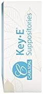 Carlson - Key-E Suppositories, 30 IU Vitamin E Suppository, Lubricates Dry Areas, Treatment for Women and Men, Vaginal & Rectal, 12 Count