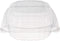DART Container C53PST1-100 DART 5" Clear Hinged Plastic Food Take Out to-Go/Clamshell Container 100 Pack, 5 Inch
