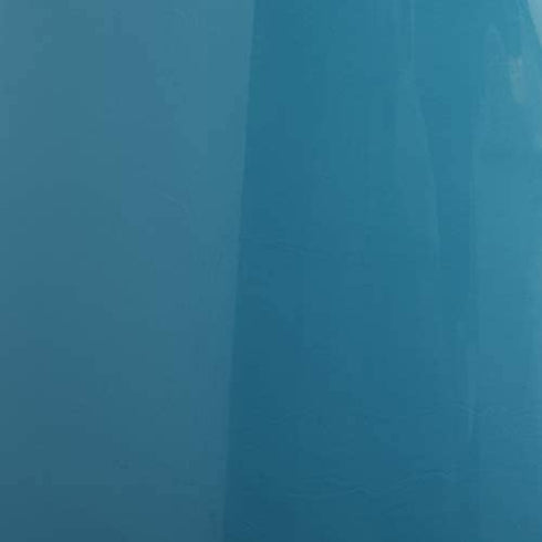 iDesign Round Plastic Waste Basket, The Franklin Collection – 7.7" x 7.7" x 9.1", Teal Blue