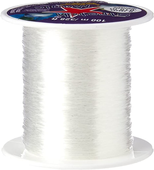 Pepperell Stretch Magic 0.5mm Bead and Jewelry Cord, 100m, Clear