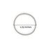 Heliums Beige Blonde Thin 2mm Hair Elastics, Color Match Hair Ties for Fine Hair, 1.75 Inch Standard Size - 40 Count