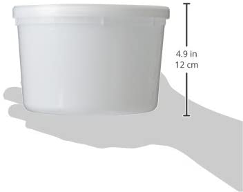 Extreme Freeze Reditainer 64 oz. Freezeable Deli Food Containers w/ Lids - Package of 8 - Food Storage