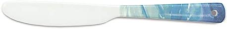 Lauren Roth Designer Hawaiian Ceramic Dinnerware Collection - Coastal Ocean (Dip Bowl & Spreader)
