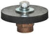 Pro Parts Plus 4" Force Disc Curb Plunger - Reinforced Rubber - 1/2" IPS Brass Holder