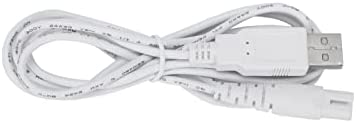 USB Charging Cable for Nicwell, Fairywill, Aquasonic, MOSPRO, Nicefeel, Zerhunt, Oralfree, Waterfloss, Tovendor, Hangsun, Initio, McNaval and Cremax Water Flosser (1 Pack, White)