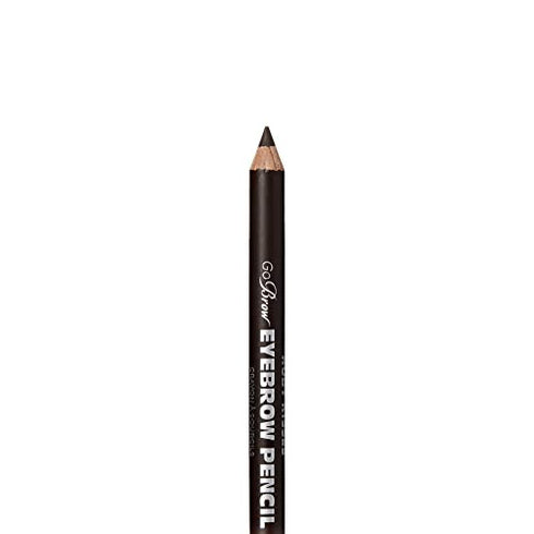 Ruby Kisses GoBrow Eyebrow Pencil, Sharpenable, Longwear, Long Lasting Eyebrow Wooden Pencil for Natural-Looking Brows 6 PACK (Dark Brown)