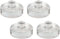 The Easy Weight Fermentation Weights (Value Pack of 4 Fermenting Weights) Fits Every Wide Mouth Mason Jar Large and Heavy Crack Proof Glass Made From Food Safe Glass