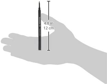Schneider Topball 850 Rollerball Refill, 0.5 mm, European Size, Black Ink, Box of 10 Refills (8501)