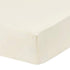 Everyday Kids 2-Pack Fitted Crib Sheets, 100% Soft Breathable Microfiber Baby Sheet, Fits Standard Size Crib Mattress 28in x 52in, White Nursery Sheet and Beige Nursery Sheet