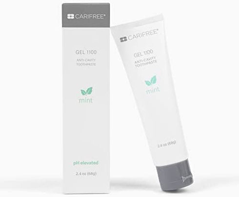 CariFree Gel 1100 (Mint): Anti-Cavity Toothpaste | Nano Hydroxyapatite | Cavity Prevention | Freshens Breath and Moistens Mouth | Dentist Recommended for Oral Care