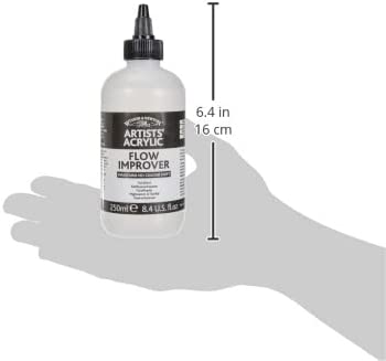 Winsor & Newton Professional Acrylic Medium Flow Improver, 250ml (Packaging may vary)