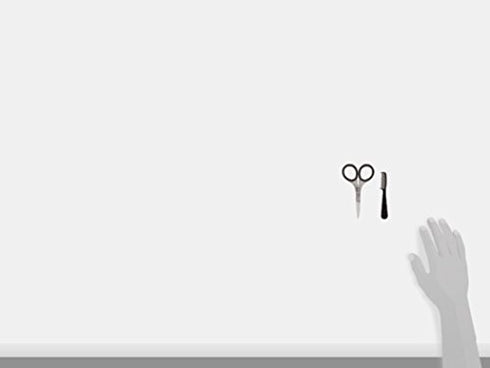 Revlon Men's Series Facial Hair Kit, includes Scissors and Comb for Trimming and Styling, Made with Stainless Steel