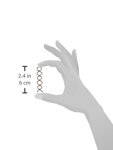 Goody Hair Spin Pin, 2 Count - Mini Corkscrew Hair Pins for Fast Bun Provides All-Day Hold - Easy and Quick To Use - Pain-Free Hair Accessories for Women, Men, Boys, and Girls
